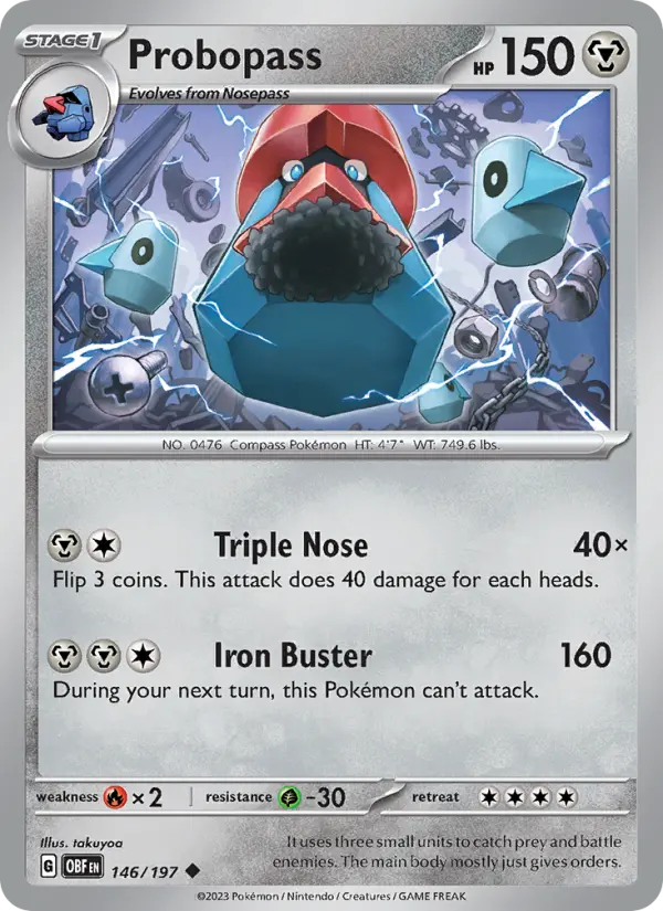 Probopass — Obsidian Flames card #146