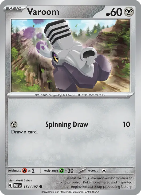 Varoom — Obsidian Flames card #154