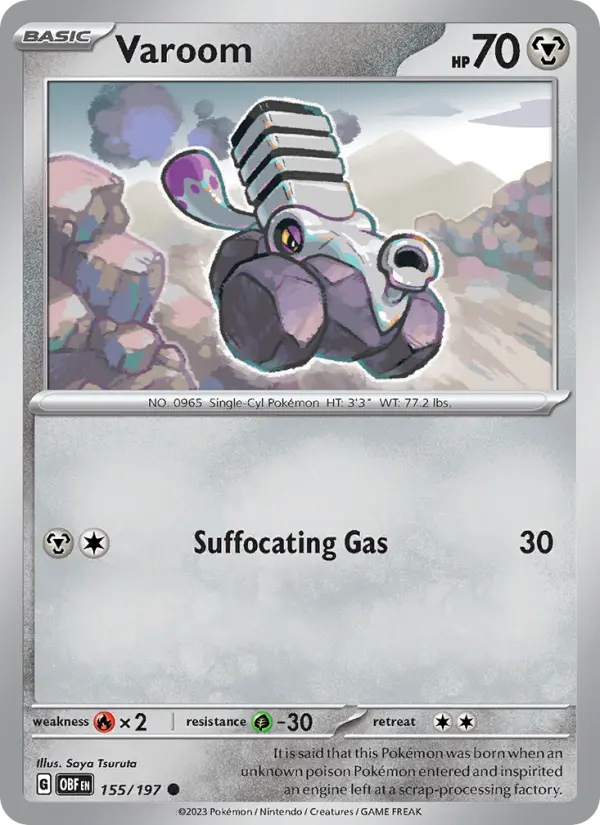 Varoom — Obsidian Flames card #155