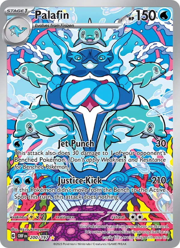 Palafin — Obsidian Flames card #200