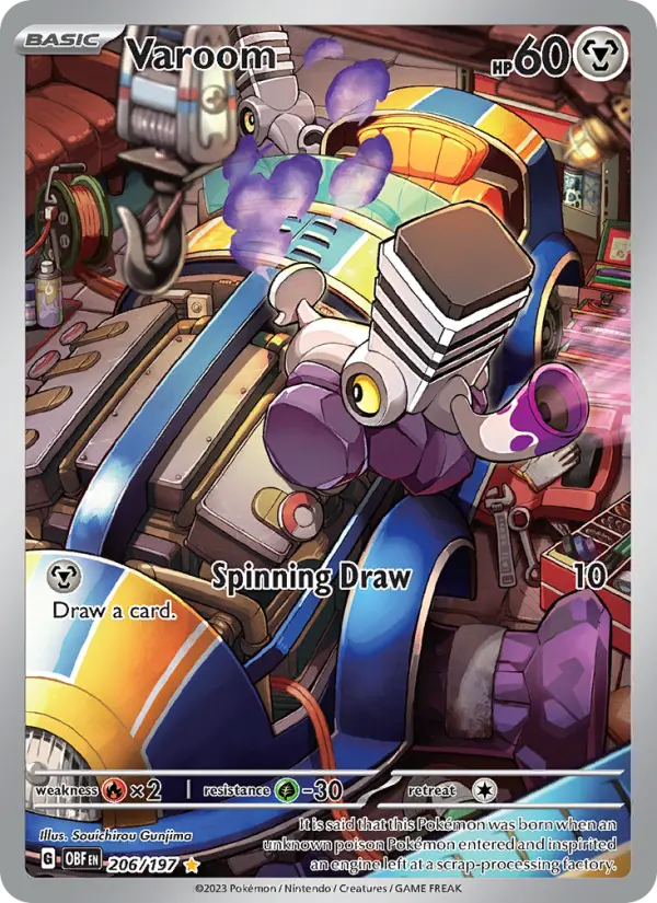 Varoom — Obsidian Flames card #206