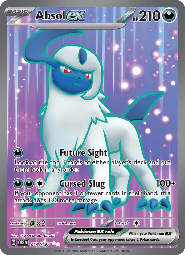 Absol ex — Obsidian Flames card #214