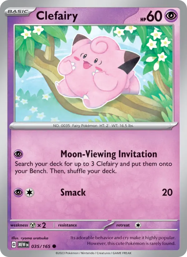 Clefairy — 151 card #035