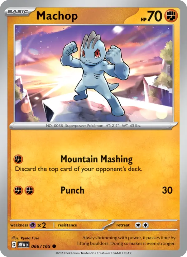 Machop — 151 card #066