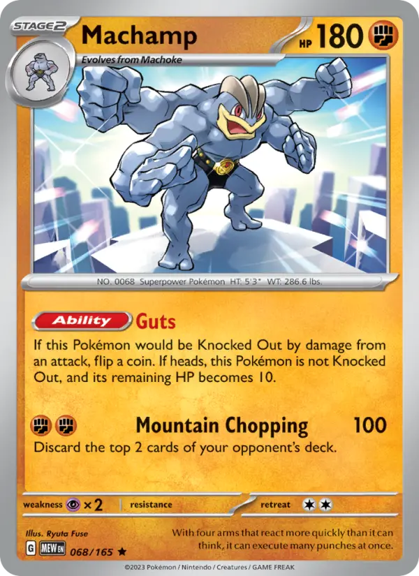 Machamp — 151 card #068