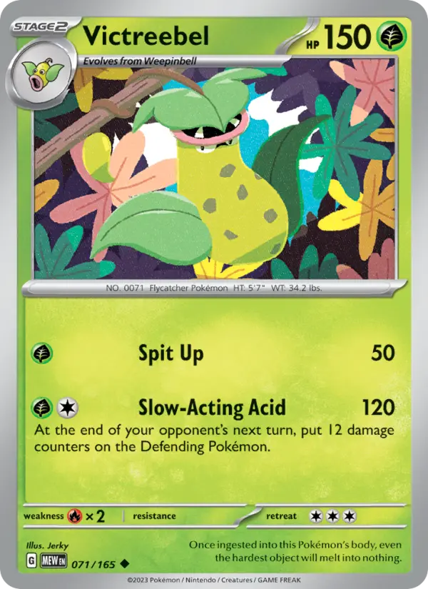 Victreebel — 151 card #071