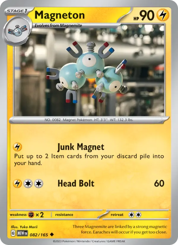 Magneton — 151 card #082
