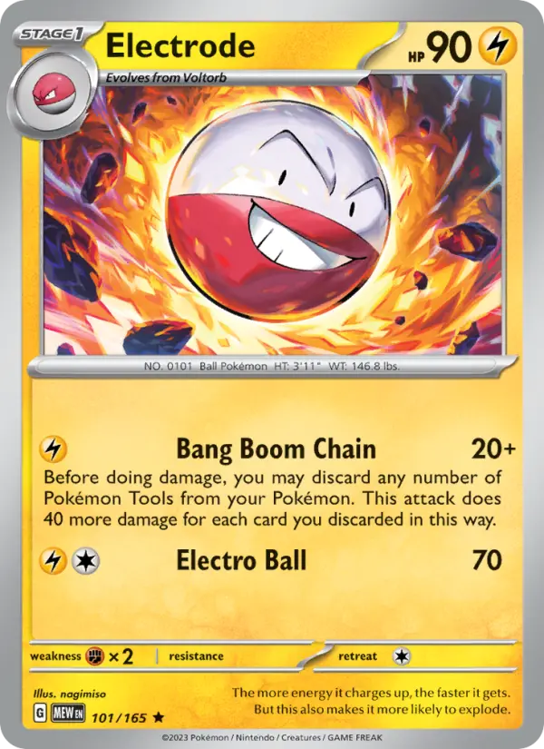 Electrode — 151 card #101