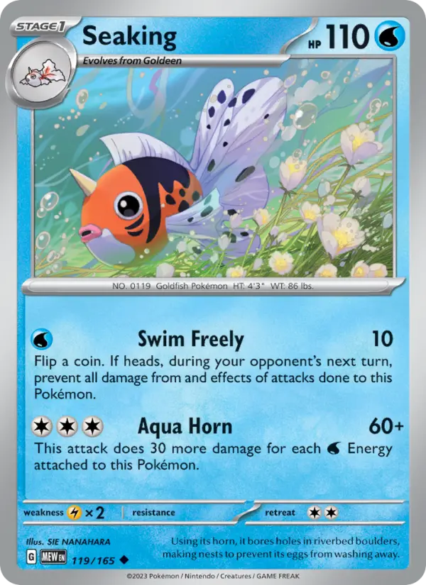 Seaking — 151 card #119