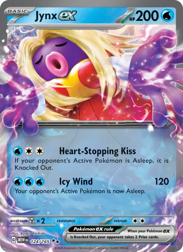 Jynx ex — 151 card #124