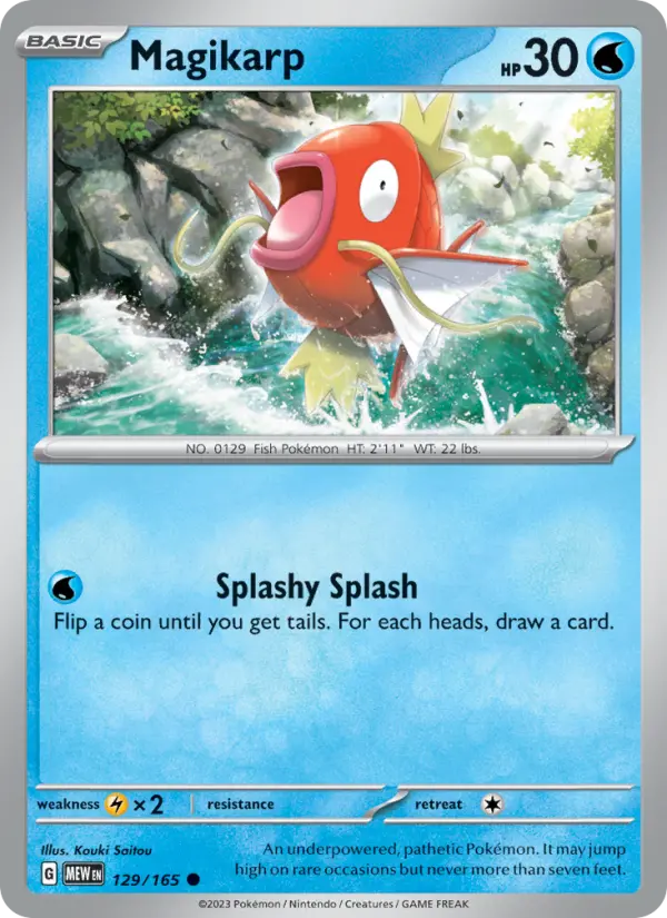 Magikarp — 151 card #129