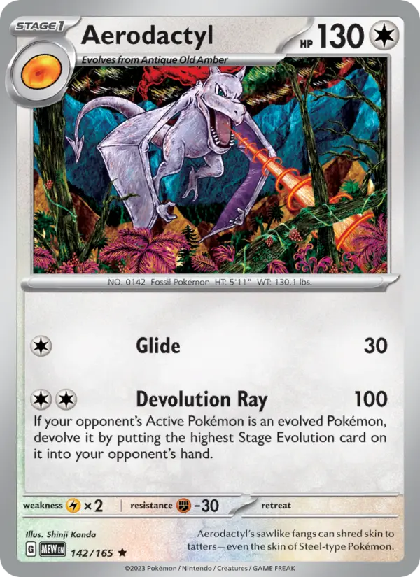 Aerodactyl — 151 card #142