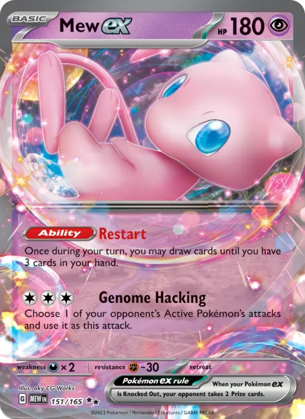 Mew ex — 151 card #151