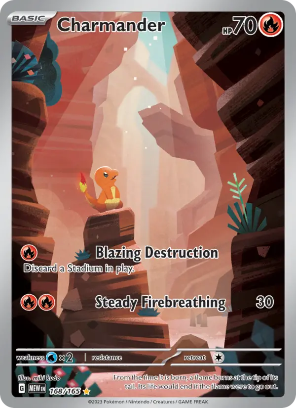 Charmander — 151 card #168