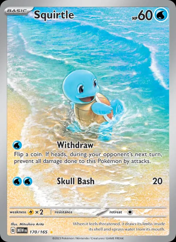 Squirtle — 151 card #170