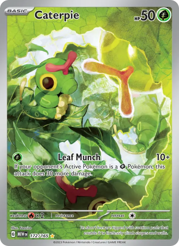 Caterpie — 151 card #172