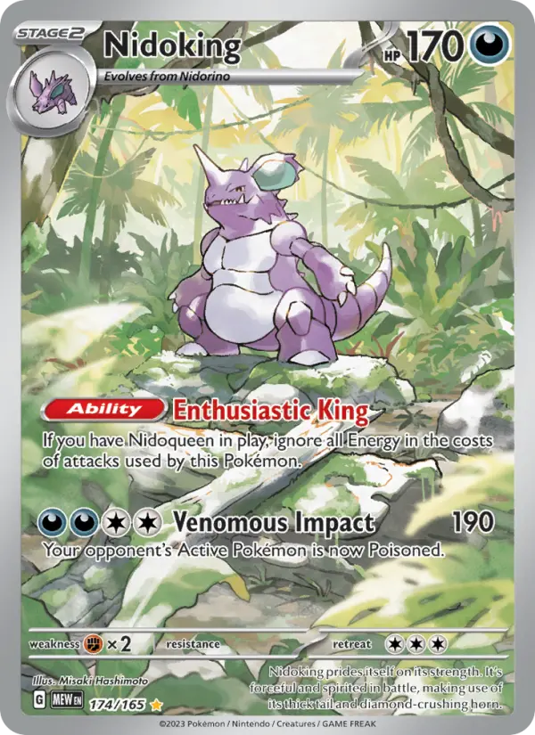 Nidoking — 151 card #174