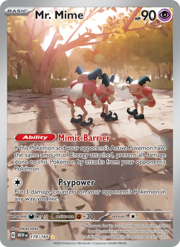 Mr. Mime — 151 card #179