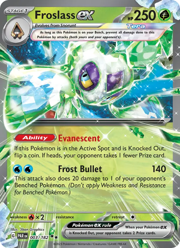 Froslass ex — Paradox Rift card #003