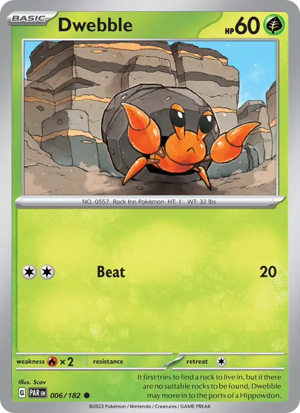 Dwebble — Paradox Rift card #006