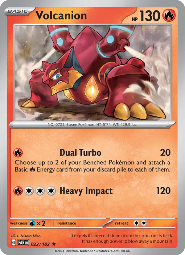 Volcanion — Paradox Rift card #022