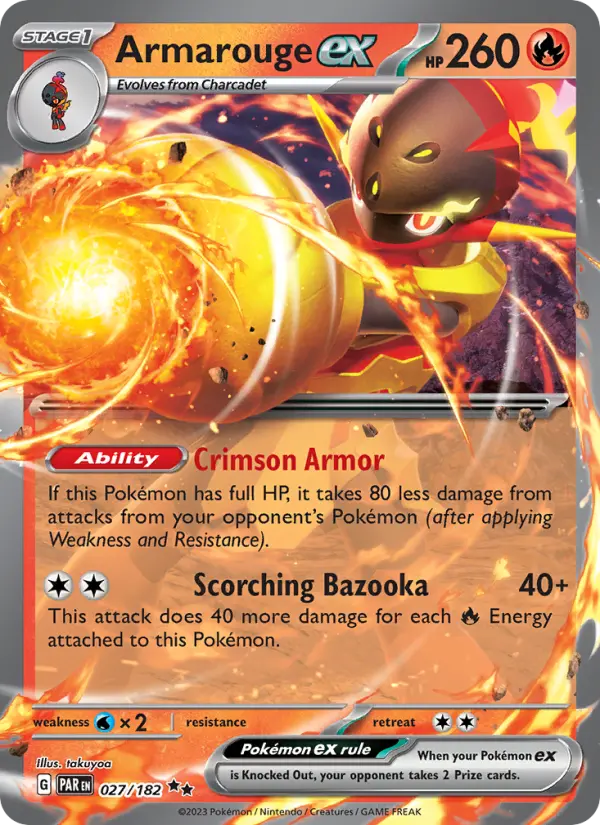 Armarouge ex — Paradox Rift card #027