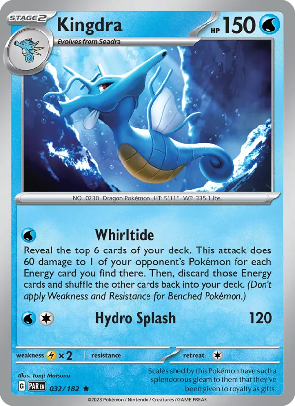 Kingdra — Paradox Rift card #032