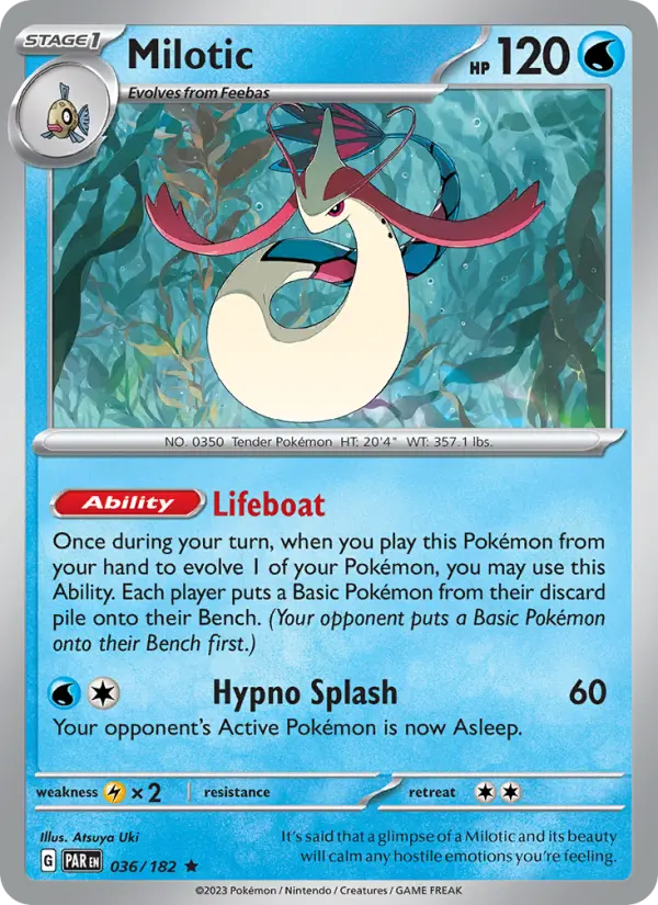 Milotic — Paradox Rift card #036