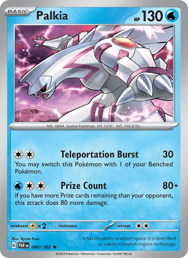 Palkia — Paradox Rift card #040