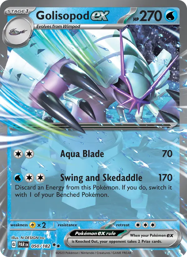 Golisopod ex — Paradox Rift card #050