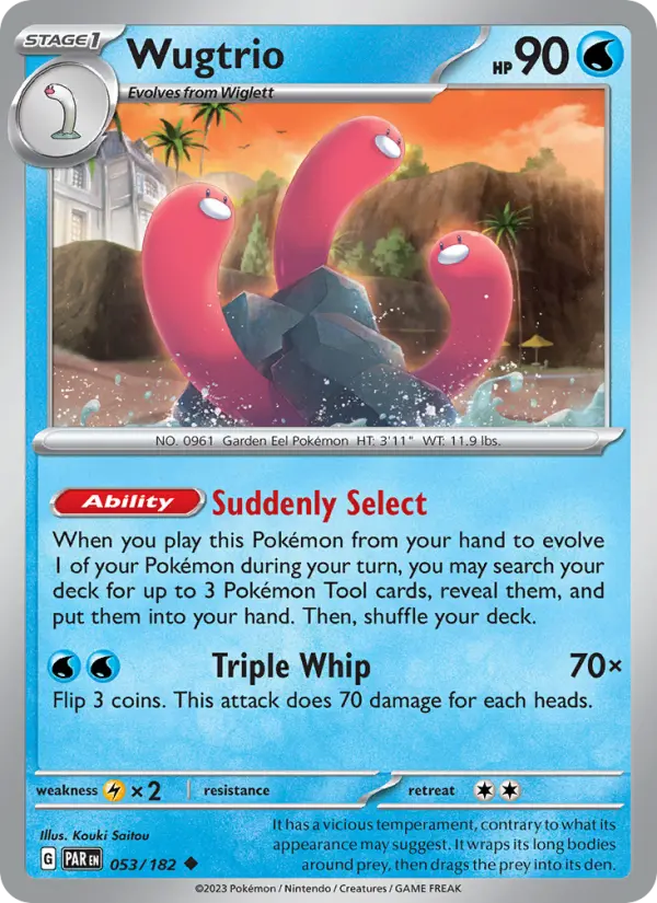Wugtrio — Paradox Rift card #053
