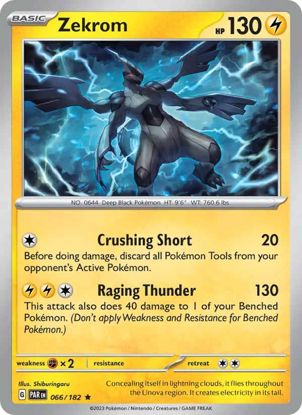 Zekrom — Paradox Rift card #066