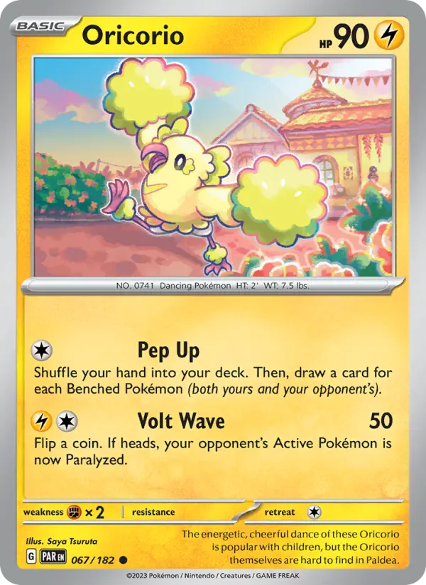 Oricorio — Paradox Rift card #067
