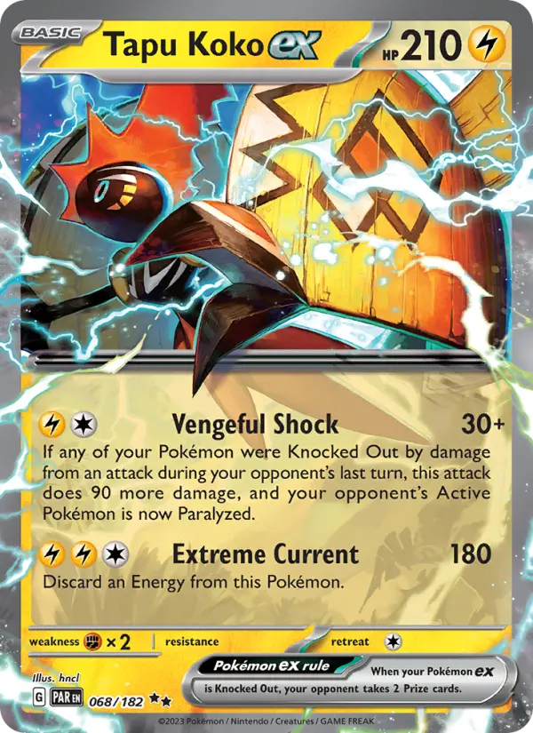 Tapu Koko ex — Paradox Rift card #068