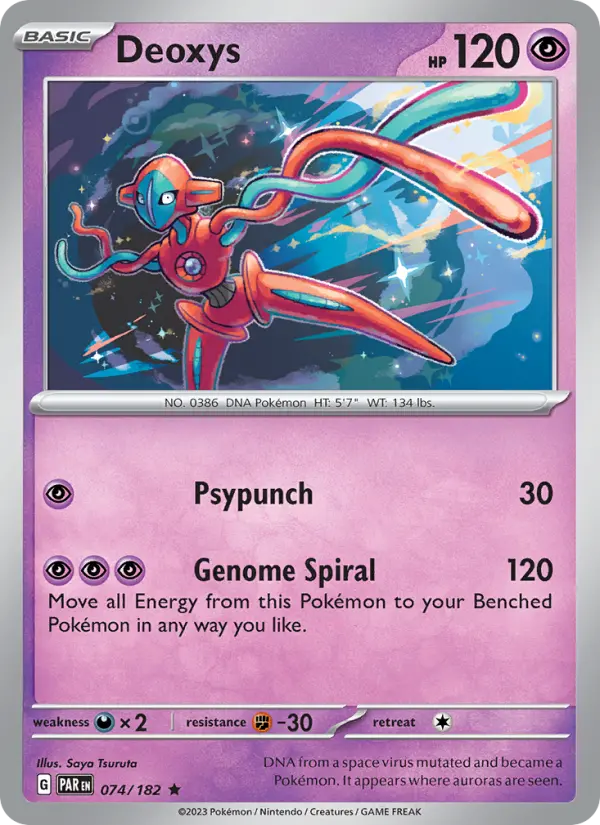 Deoxys — Paradox Rift card #074