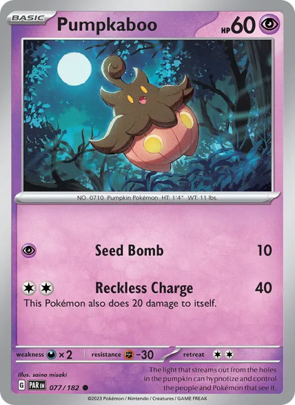 Pumpkaboo — Paradox Rift card #077