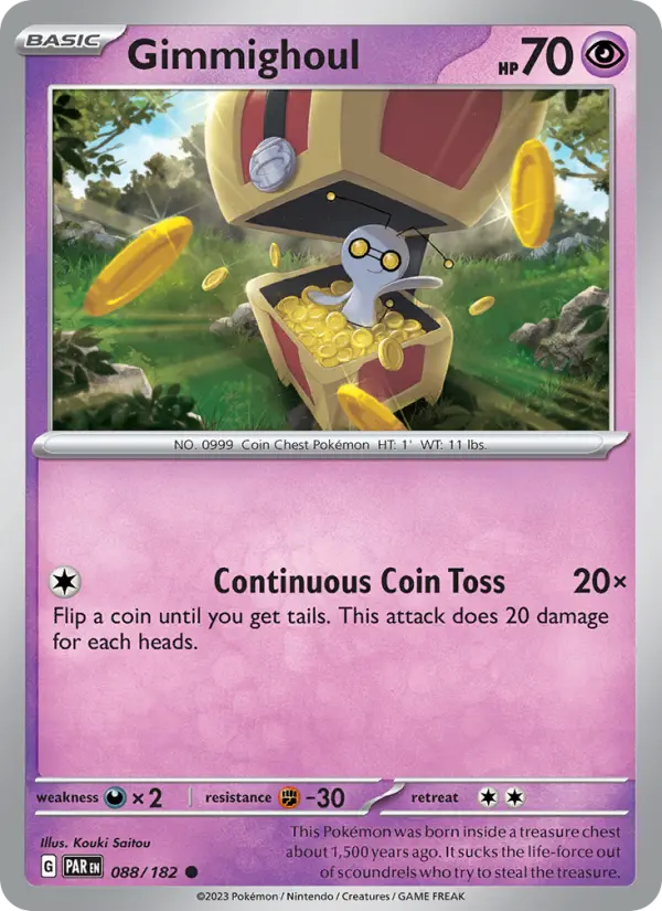 Gimmighoul — Paradox Rift card #088
