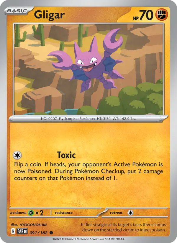 Gligar — Paradox Rift card #091