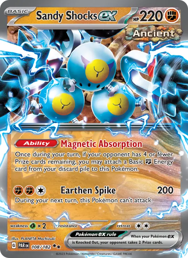Sandy Shocks ex — Paradox Rift card #108