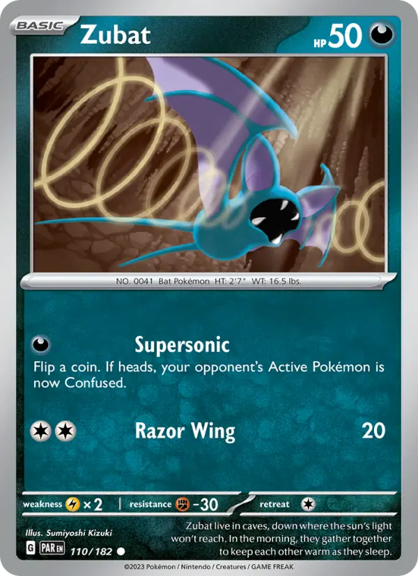 Zubat — Paradox Rift card #110