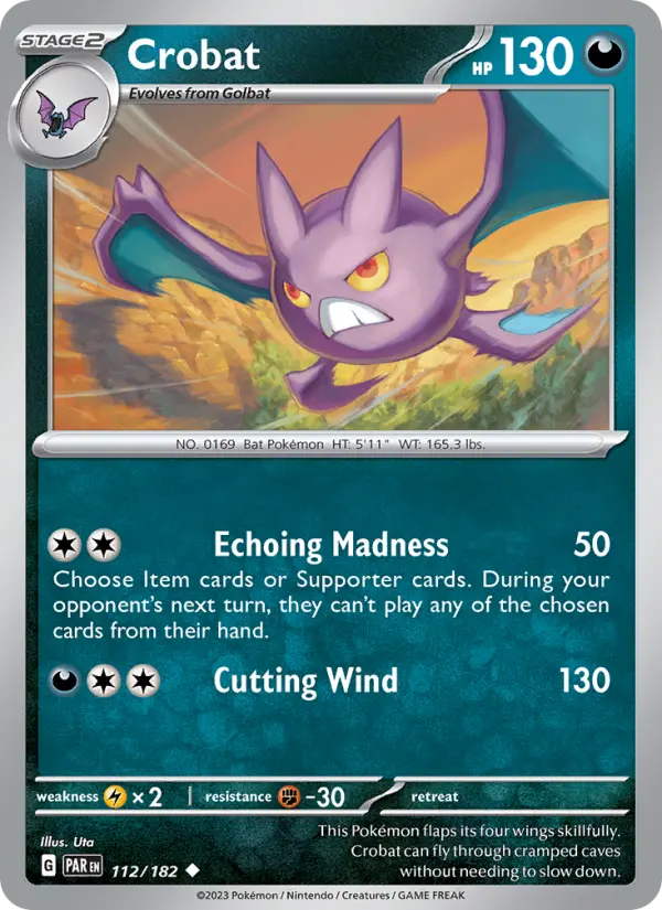 Crobat — Paradox Rift card #112
