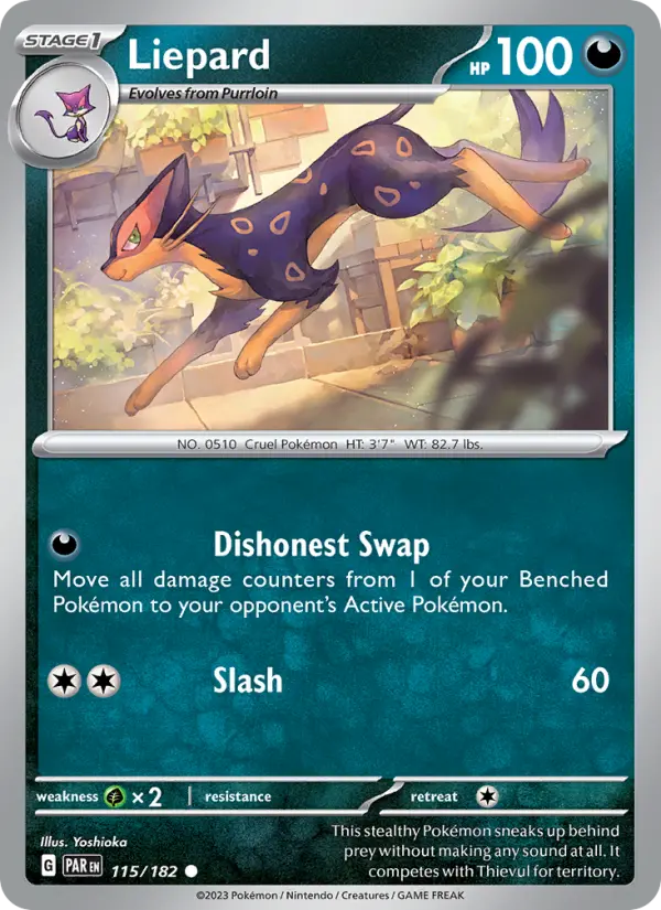 Liepard — Paradox Rift card #115