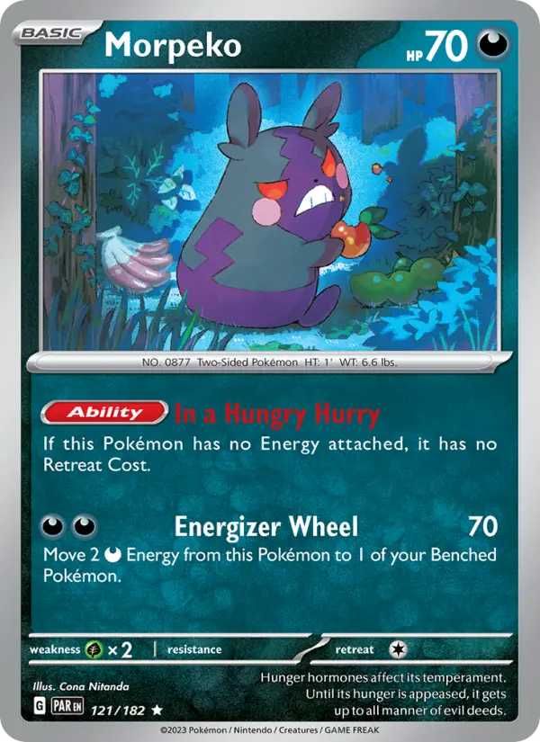 Morpeko — Paradox Rift card #121