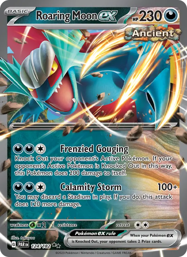 Roaring Moon ex — Paradox Rift card #124
