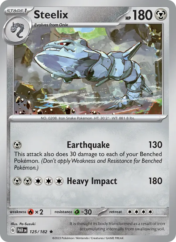 Steelix — Paradox Rift card #125