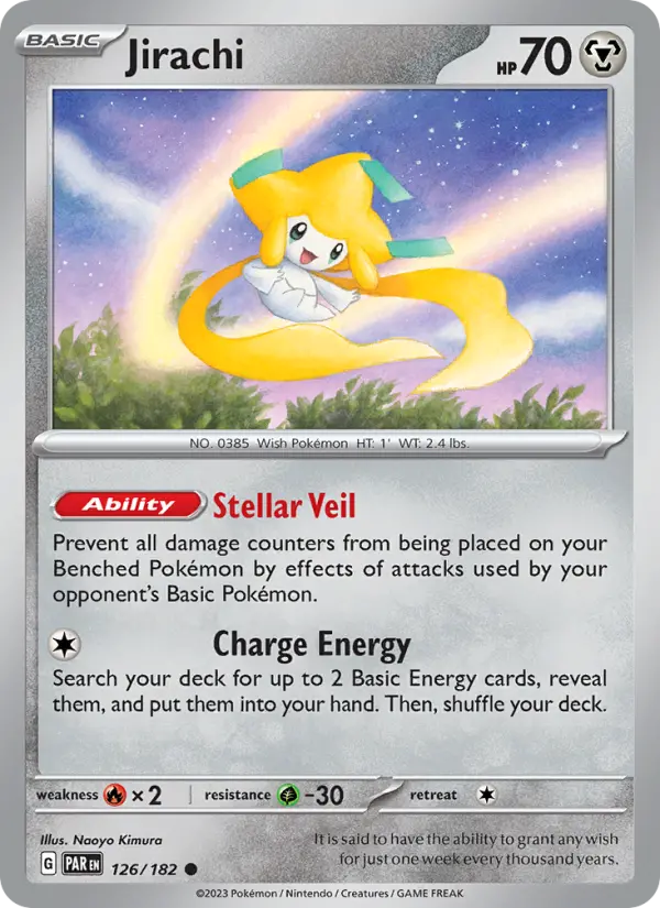 Jirachi — Paradox Rift card #126