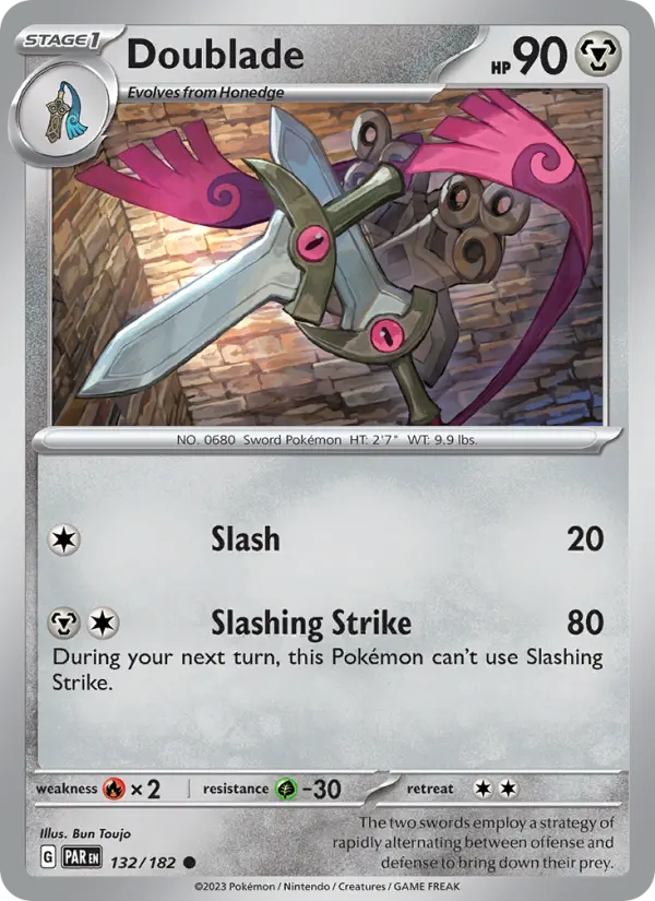 Doublade — Paradox Rift card #132