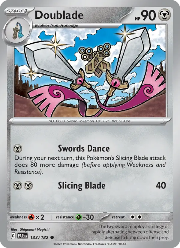 Doublade — Paradox Rift card #133