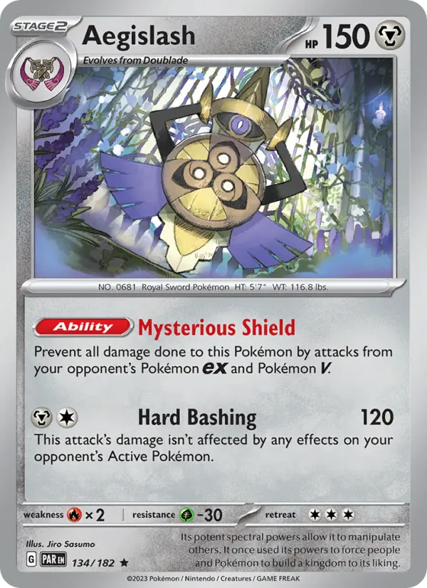 Aegislash — Paradox Rift card #134