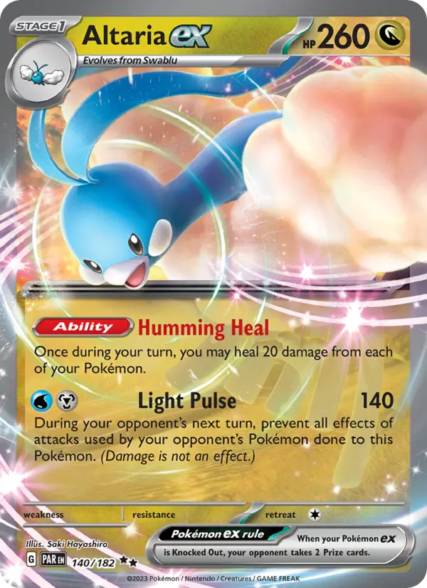 Altaria ex — Paradox Rift card #140